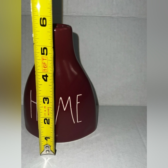 NWOT Burgundy HOME Vase by RAE DUNN - Picture 3 of 3